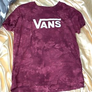 vans tie dye tshirt